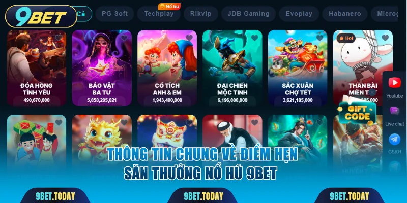 Khám phá điểm hẹn nổ hũ 9BET của những tay săn thưởng